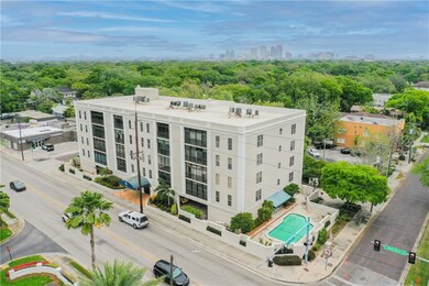 Convenient side street gated entrance.