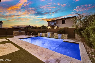 Pool and BBQ Grill Station