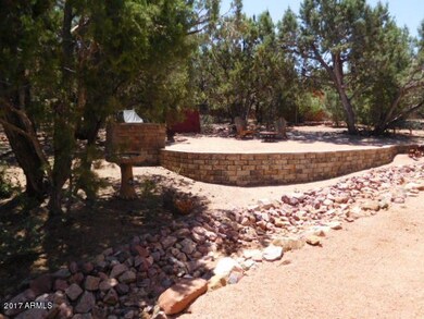 Backyard area