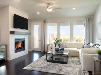 Photo is not of the actual home, but is an inspirational photo of builder’s model home and may depict options, furnishings, and/or decorator features that are not included