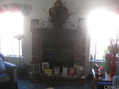 Brick fireplace 