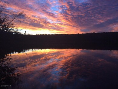 Sunset from porch