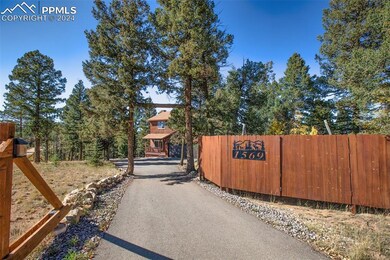 Circular paved driveway
