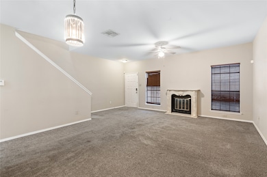 Large living room looking toward front door.