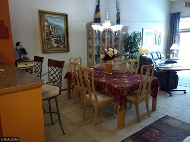 Breakfast bar area and formal dining area. Vaulted