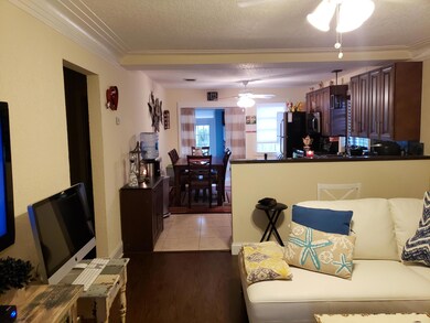 living room to kitchen