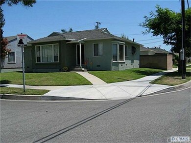 Corner View of the Front of The House .