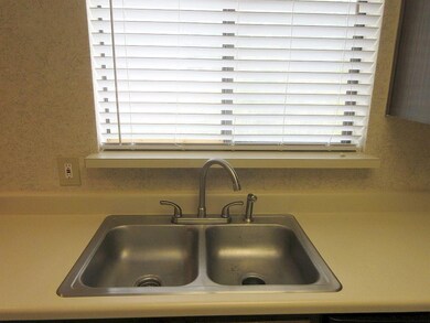 Kitchen sink & view from upstairs.