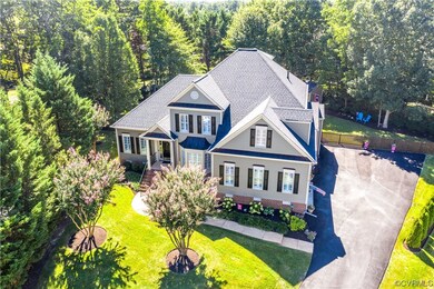 View of front of property with a front lawn