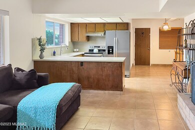 Towards kitchen