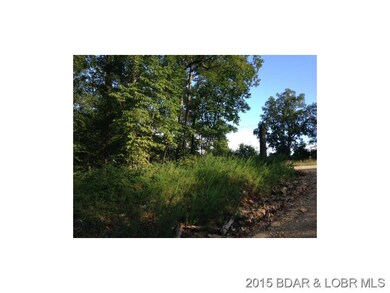 Corner where land levels out