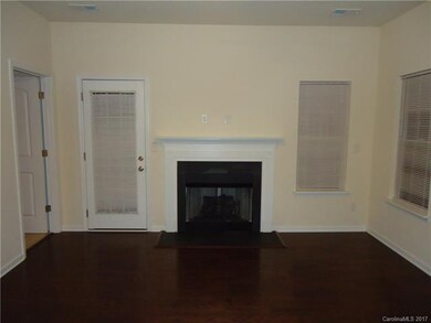 living room with fireplace