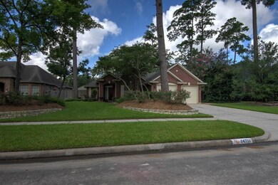 Lush landscaping in the front yard