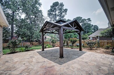 Stone Patio and Large Gazebo