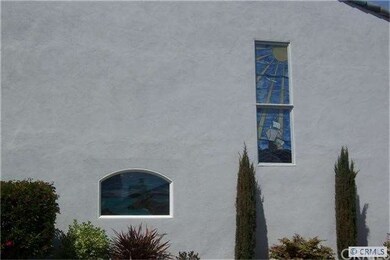 Faux stained glass windows