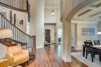Grand entry with open concept design