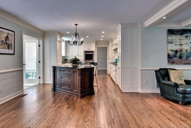 Looking from Family/dining area into Kitchen; Isla