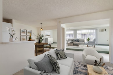 Enhanced - Living room, dining area and large fami