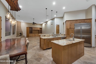 Kitchen into Family Room