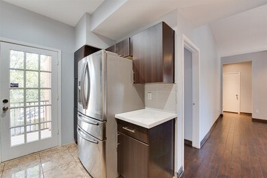 Private Balcony entrance off kitchen.  Refrigerato