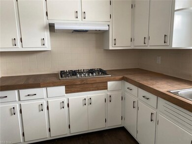 New gas range top and vent.