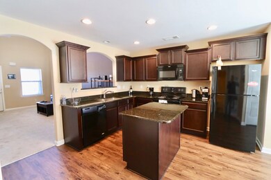 Large Modern Kitchen with Granite Counters