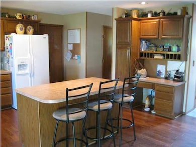 Island and desk