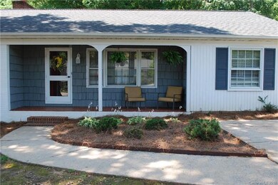Inviting front porch
