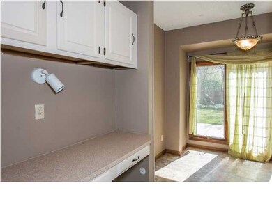 A view towards the kitchen eating nook