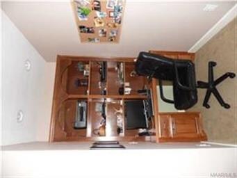 Office space in master bedroom