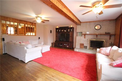 Spacious Living Room with Hardwood Floors!