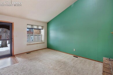 Front door entryway and living area