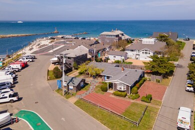 Yup! that is the entrance to Oak Bluffs Harbor across the street