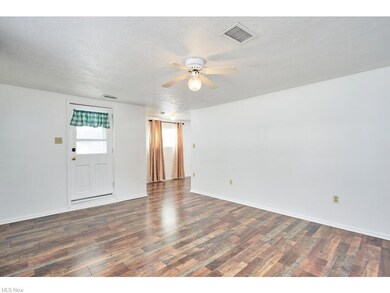Family room opens the front porch