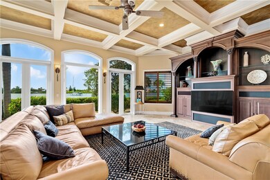 Grand coffered ceilings