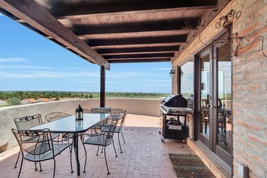 South facing covered patio