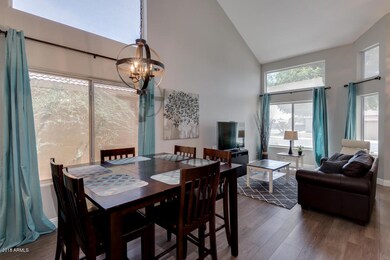 Front living room and dining