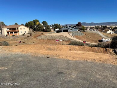 Paved roadway to the lot.