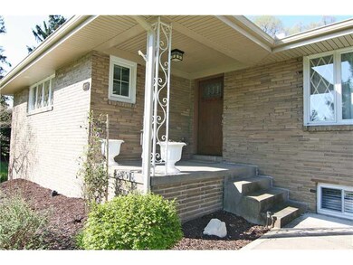 Exterior Front. A covered front porch to greet you