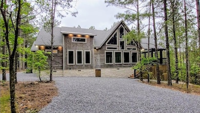 View of rear view of property