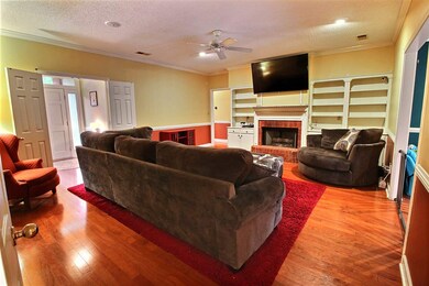 Fireplace and built ins!