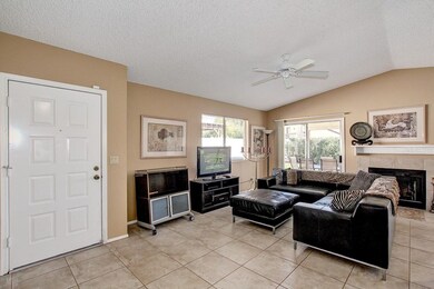 Living Room with Fireplace