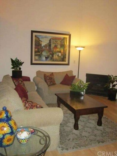 Living room with Pergo flooring
