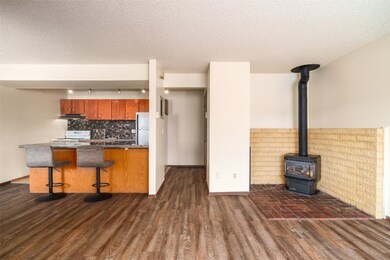 Kitchen and living room