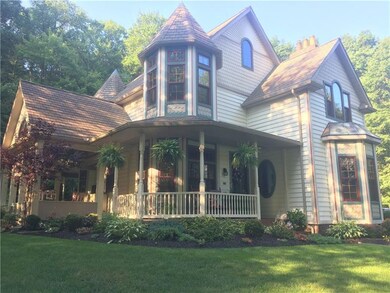 Inviting porch to greet guests.