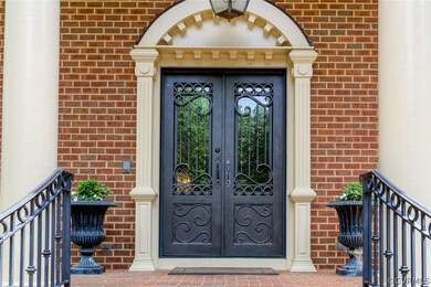 CUSTOM DESIGN METAL ENTRY DOORS WITH MATCHING RAIL