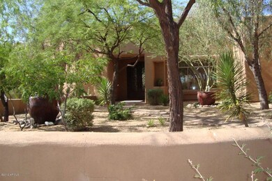 Entrance to home from courtyard