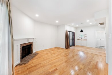 The wood-burning fireplace will keep you warm on c