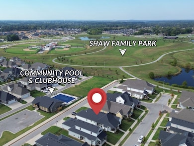 Convenient access to Shaw Family Park and Community Pool/Clubhouse