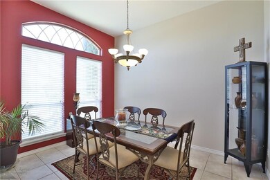 The formal dining a quite spacious with palatial w